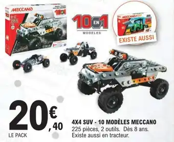 4x4 SUV- 10 Modèles Meccano