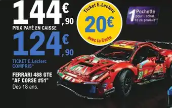E.Leclerc Ferrari 488 GTE Af Corse #51 offre