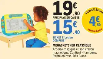 E.Leclerc Megasketcher Classique offre
