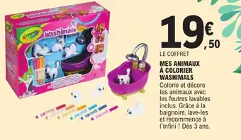 E.Leclerc Mes Animaux à Colorier Washimals offre