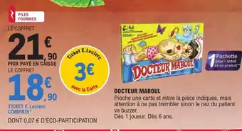 E.Leclerc Docteur Maboul offre