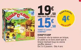 E.Leclerc Echap o Loup offre
