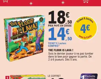 E.Leclerc The Floor Is Lava offre