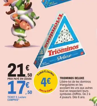 E.Leclerc Triominos Deluxe offre