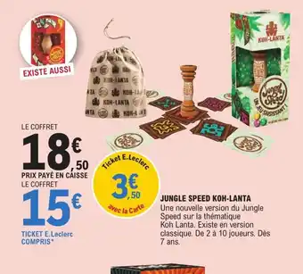 E.Leclerc Jungle Speed Koh-Lanta offre