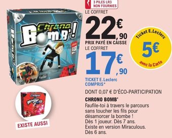 E.Leclerc Chrono Bomb offre