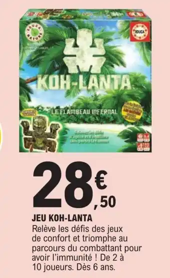 E.Leclerc Jeu Koh Lanta offre