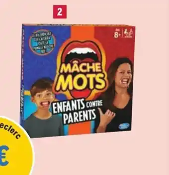 E.Leclerc Mache Mots Enfants Contre Parents offre