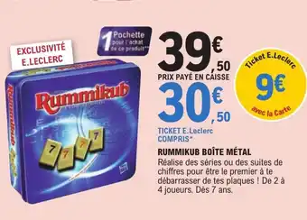 Rummikub Boßte métal