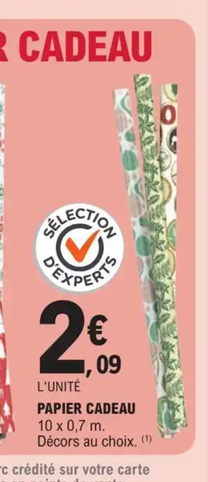 E.Leclerc Papier Cadeau offre