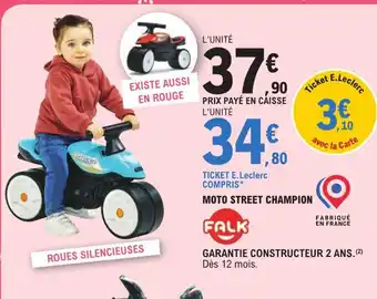 E.Leclerc Moto street Champion offre