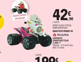 E.Leclerc Quad Electrique 6V offre