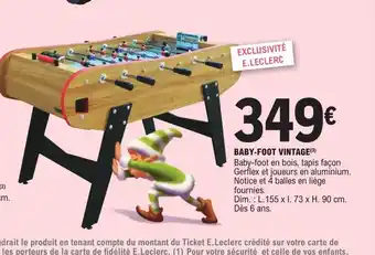 Baby-Foot Vintage