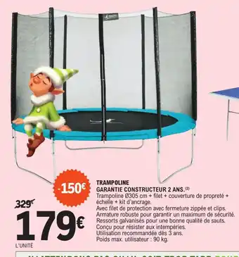 E.Leclerc Trampoline offre