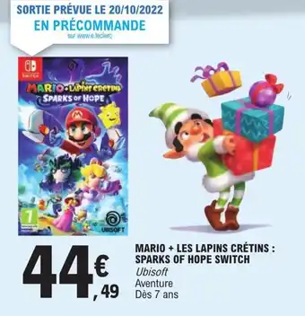 Mario Les Lapins Cretins Sparks Of Hope Switch