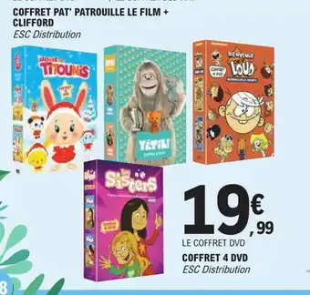 E.Leclerc Coffret 4 DVD offre