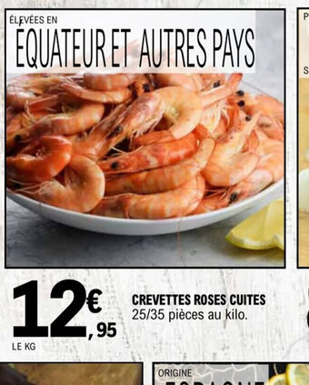 E.Leclerc Crevettes Roses Cuites offre