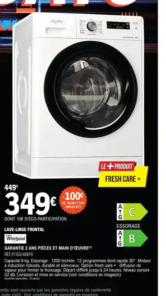 E.Leclerc Lave-Linge Frontal offre