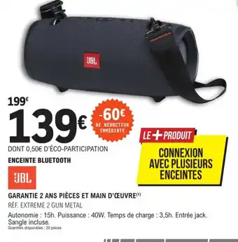 E.Leclerc Enceinte Bluetoth offre