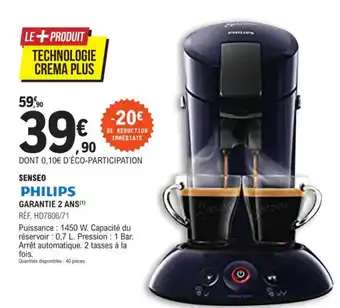 E.Leclerc Philips Senseo offre