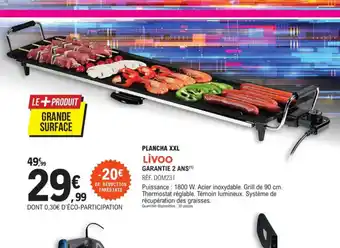 E.Leclerc Plancha XXL offre