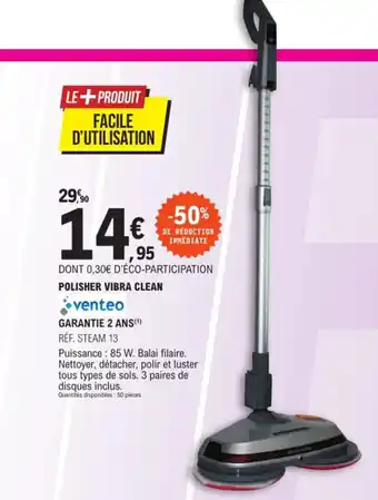 E.Leclerc Polisher Vibra Clean offre