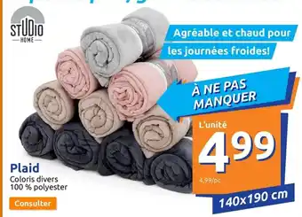 Action Plaid offre