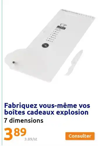 Fabriquez Vous-Meme vos Boites Cadeaux Explosion