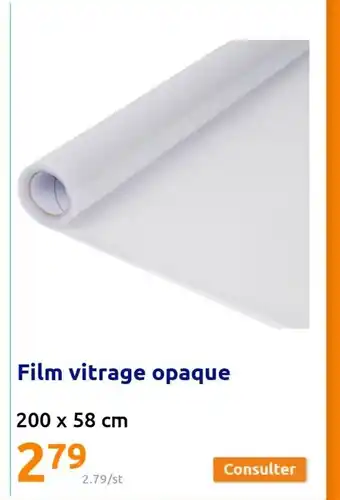Action Fil Vitrage Opaque offre