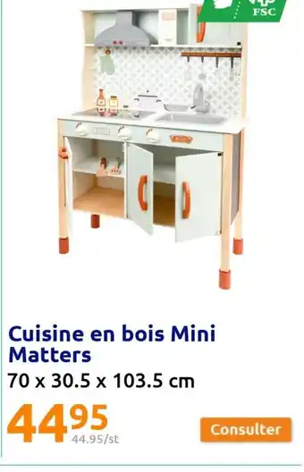 Action Cuisine En Bois mini Matters offre