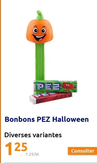 Action Bonbons Pez Halloween offre
