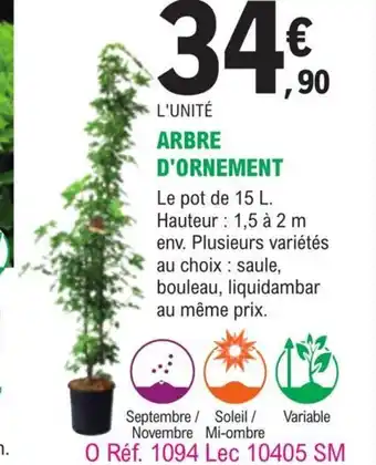 E.Leclerc Jardi Arbre d'Ornement offre