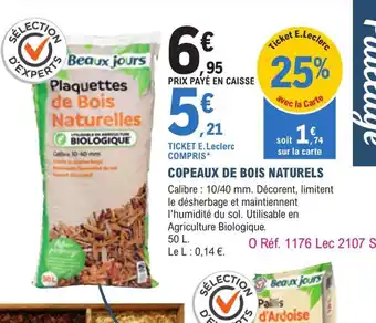 Copeaux de Bois Naturels