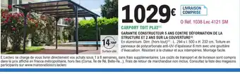 Carport Toit Plat