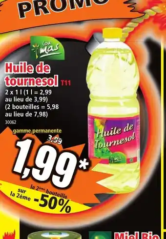 Norma Huile de Tournesol offre