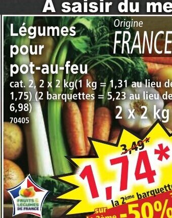 Norma Légumes Pour Pot-Au-Feu offre