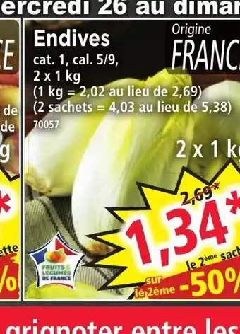 Norma Endives offre