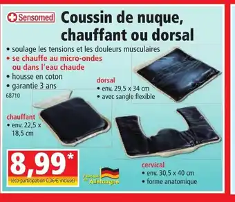 Norma Coussin de Nuque Chauffant Ou Dorsal offre
