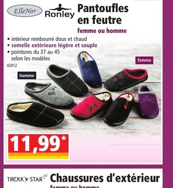 Norma Pantoufles En Feutre offre