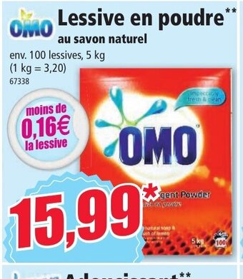 Norma Omo Lessive en Poudre offre
