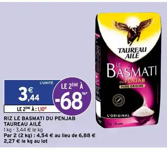 Intermarché Riz Le Basmati Du Penjab offre