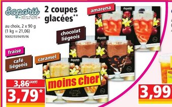 Norma 2 Coupes Glacées offre