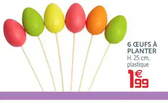 Gifi 6 œufs à Planter offre