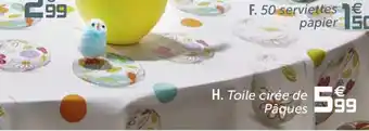 Gifi Toile cirée de Pâques offre