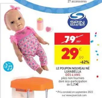 Stokomani Le Poupon Nouveau Ne Luvabella offre