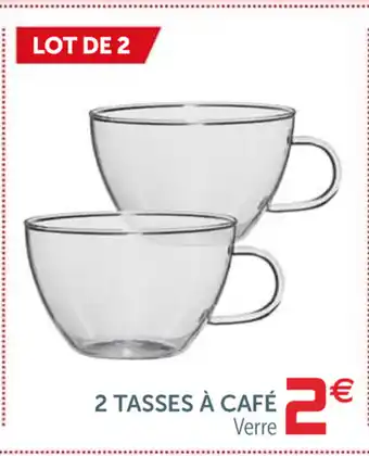 Gifi 2 Tasses à café offre