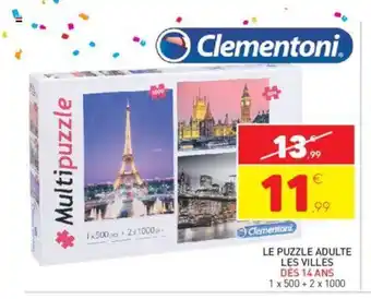 Stokomani Le Puzzle Adulte Les Villes offre