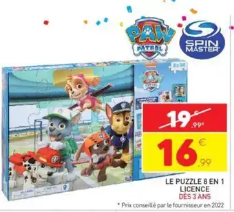 Stokomani Le Puzzle 8 en 1 Licence offre