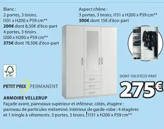 JYSK Armoire Vellerup offre