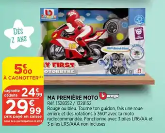 Bi1 Ma Premiere Moto offre